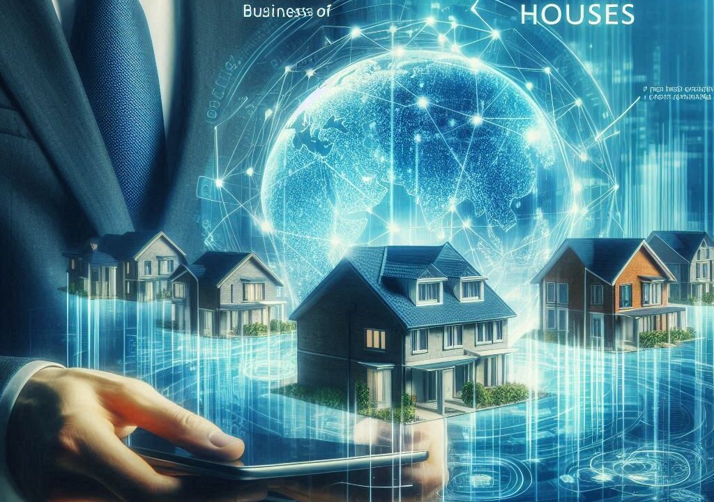 Business of houses, showcasing real estate, housing market trends, and property investments.